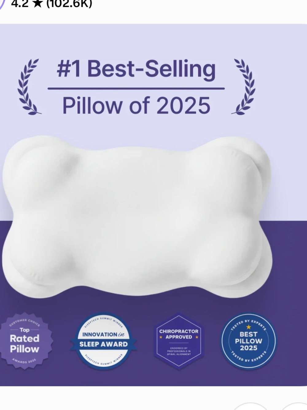 Mellow cloud align pillow